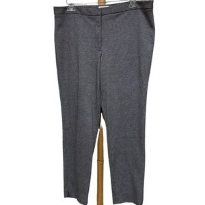 Calvin Klein Houndstooth Straight‎ Leg Pants Sz 16